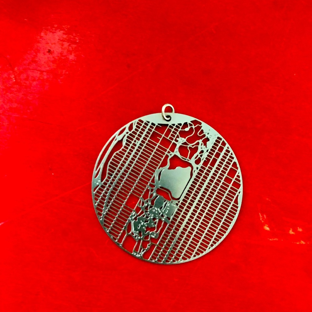 Central Park Lithograph Pendant
